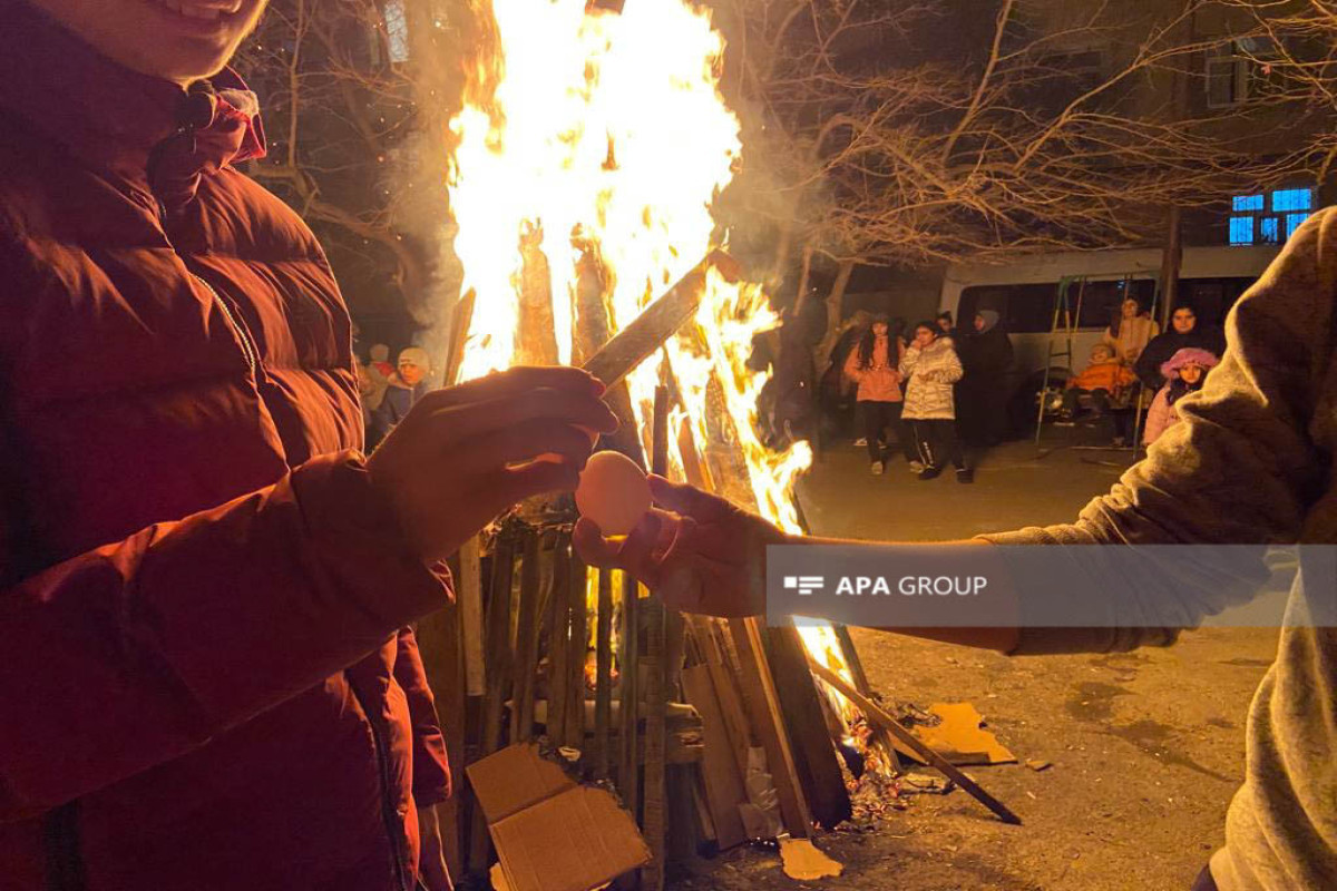Baku celebrates Fire Tuesday of Novruz Holiday-PHOTO 
