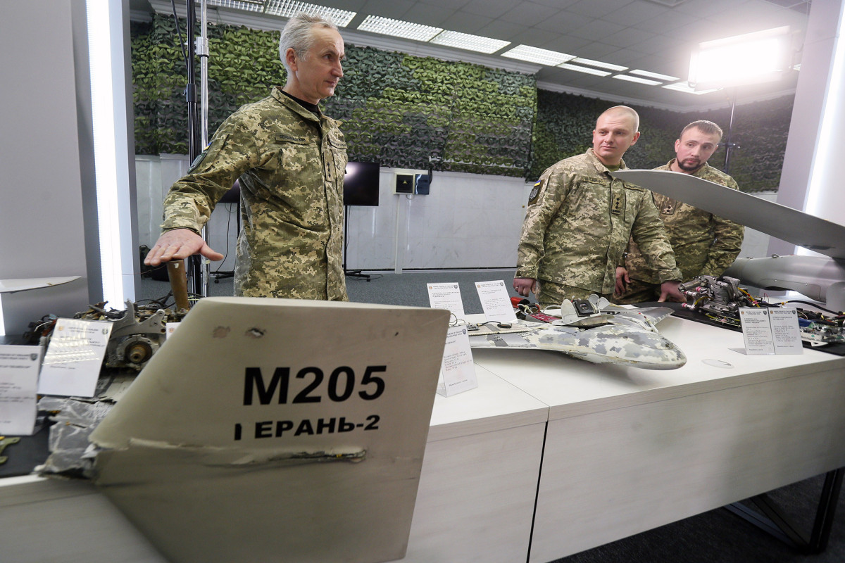 Ukraine has downed more than 540 Iranian-made drones since September, military officials say