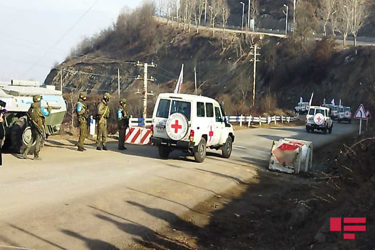6 ICRC vehicles passed unhindered through Lachin road-VIDEO 