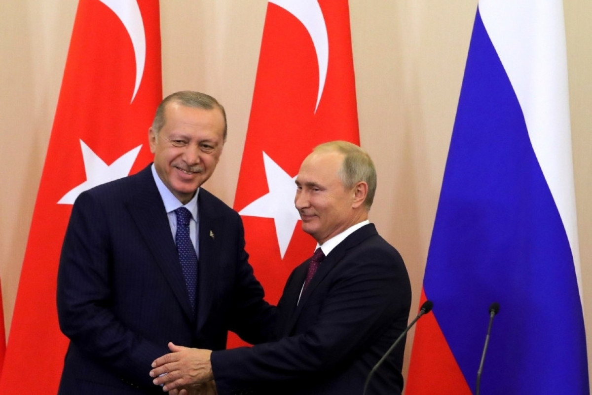 Recep Tayyip Erdogan, President of Turkey and Vladimir Putin,  President of Russia