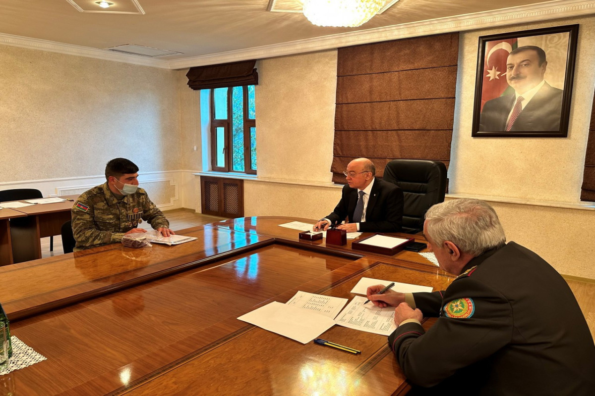 Azerbaijani Minister of Emergency Situations received citizens in Ismayilli -PHOTO 