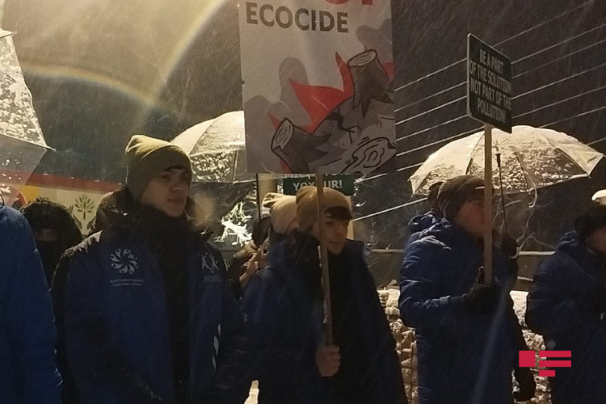 Despite the snowy weather, protests on the Lachin-Khankendi road have been going on for 28 days-PHOTO -VIDEO 