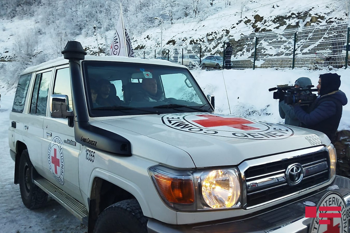 2 ICRC vehicles passed through Lachin road-VIDEO -UPDATED 