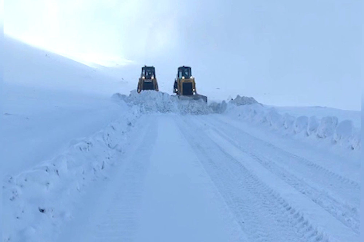 Azerbaijani MoD: Not a single case of frostbite injury in Army Units, 804 km of roads cleared of snow in Kalbajar and Lachin-VIDEO 