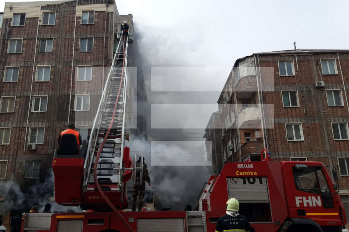 Fire in residential building in  Absheron's Mammadli village extinguished-VIDEO -UPDATED-1 -PHOTO 