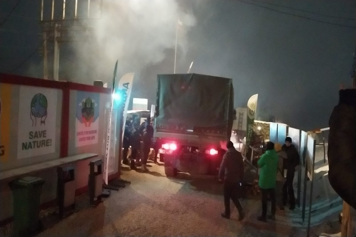RPC supply vehicles passed through Lachin-Khankendi road-PHOTO 
