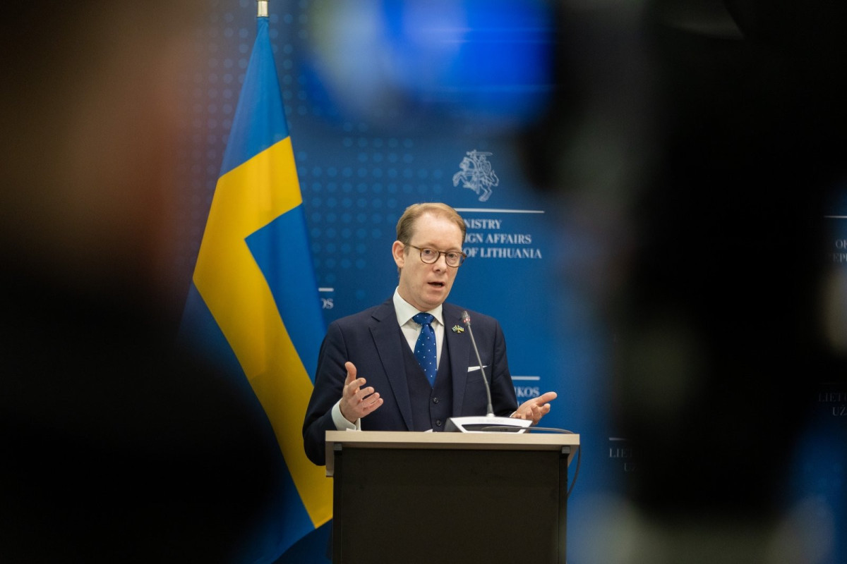 Swedish Foreign Minister Tobias Billstrom
