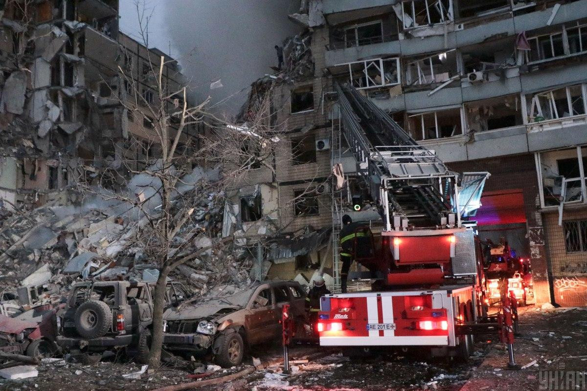 Three days of mourning announced in Dnipro for the victims of a rocket strike
