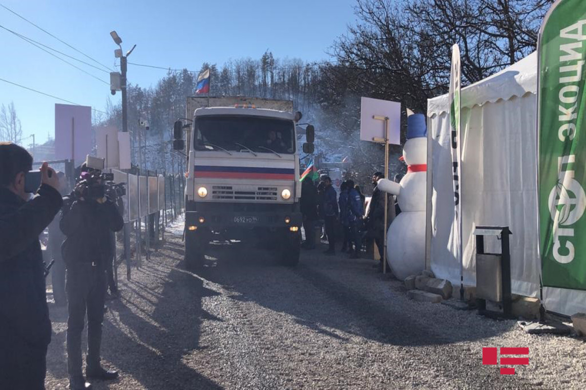 7 more trucks belonging to RPC unimpededly passed through peaceful protest area on the Lachin-Khankandi road -PHOTO -VIDEO -UPDATED-2 