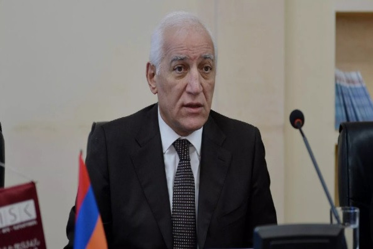 The President of Armenia, Vahagn Khachaturyan