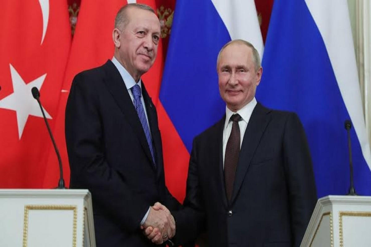 Recep Tayyip Erdogan, Turkish President  and Vladimir Putin, Russian President