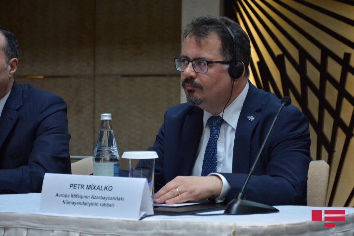 Head of the Delegation of the European Union in Azerbaijan, Peter Mikhalko