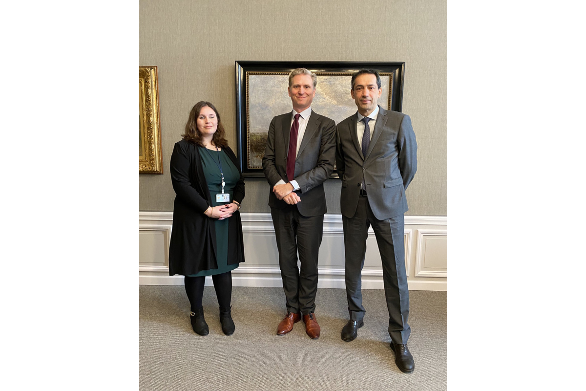 Azerbaijani ambassador mulls Lachin road with chairman of Netherlands Senate' s Defense Committee
