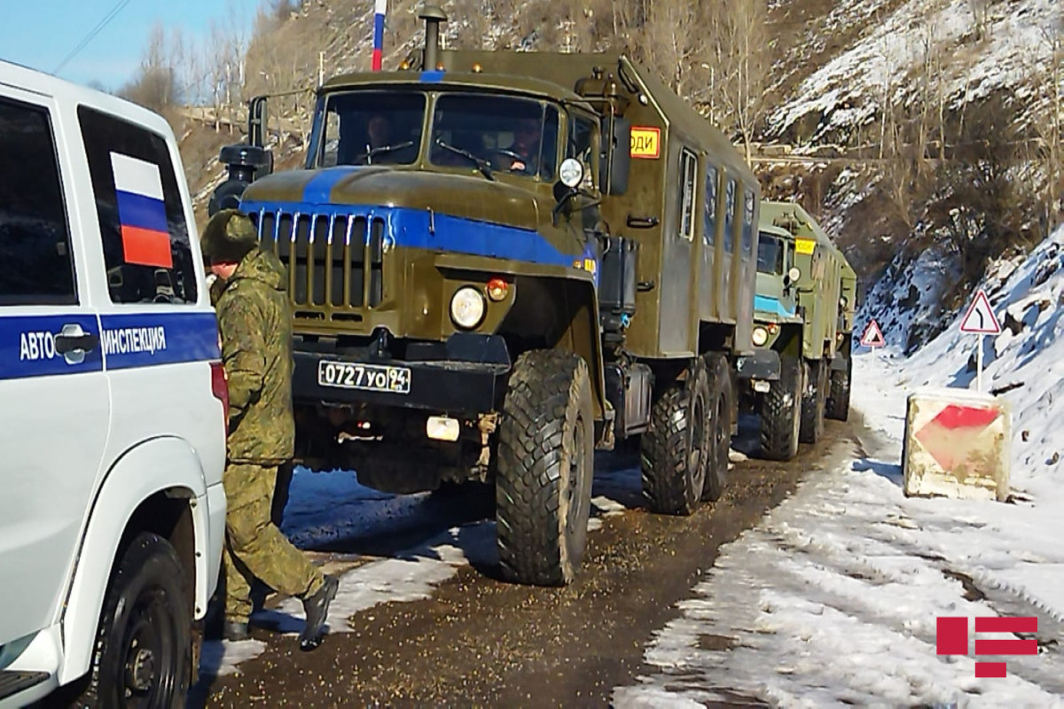 Daily 30 vehicles passed freely through the Lachin-Khankendi road in both directions this month