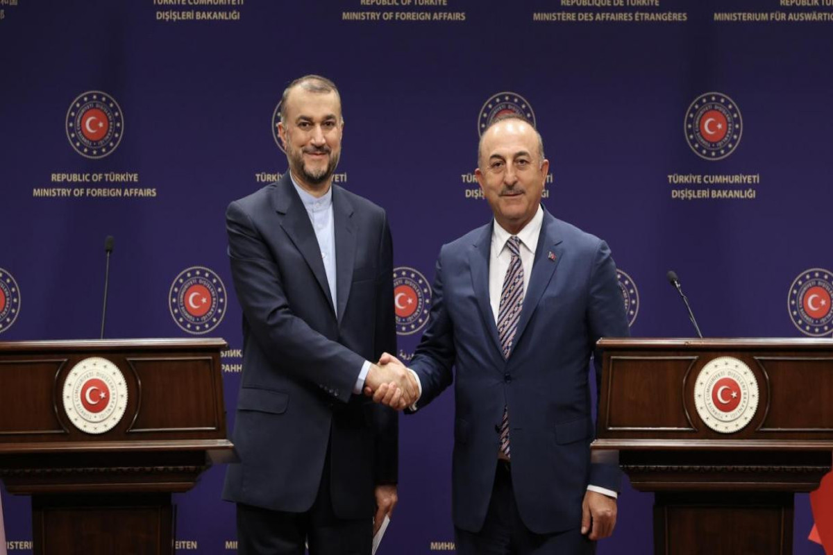 Hüseyin Emir Abdullahiyan, Foreign Minister of the Islamic Republic of Iran, Mevlut Cavusoglu Foreign Minister of Turkiye