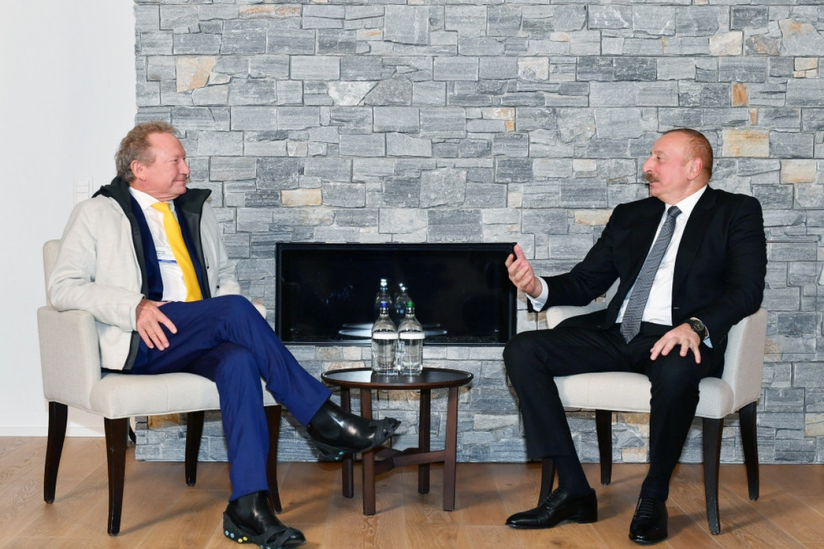 President Ilham Aliyev met with Executive Chairman of “Fortescue Future Industries” in Davos-UPDATED 