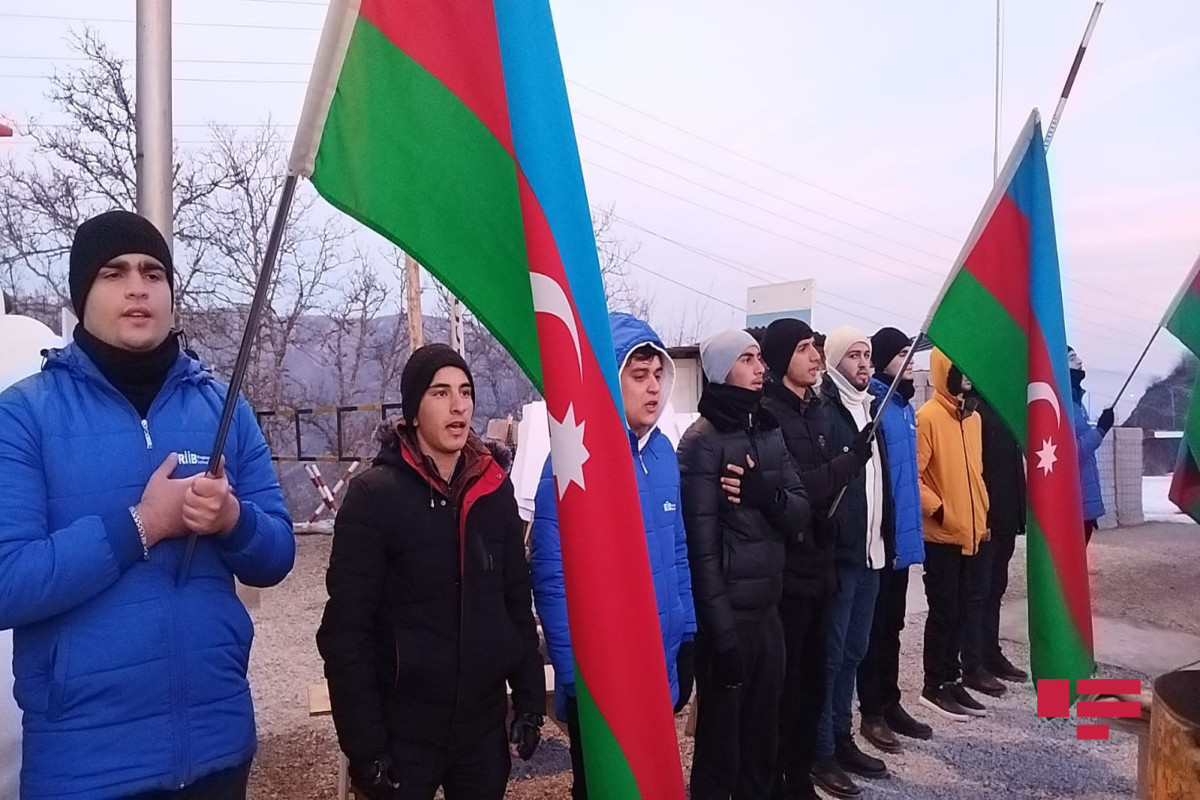 Peaceful protests on Azerbaijan's Lachin-Khankendi road enter 38th day-PHOTO 