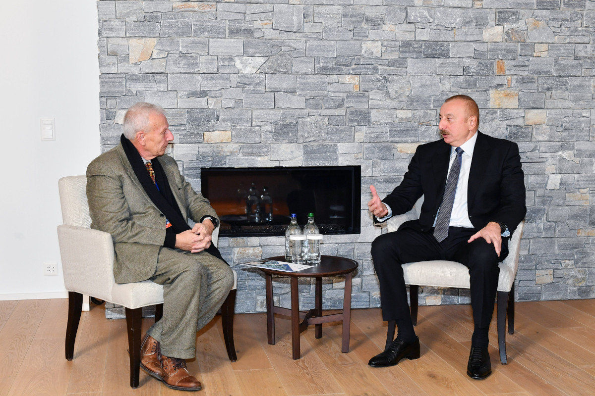 Rafic Hanbali,  Chief Executive Officer of the Kromatix SA company, President of the Republic of Azerbaijan Ilham Aliyev