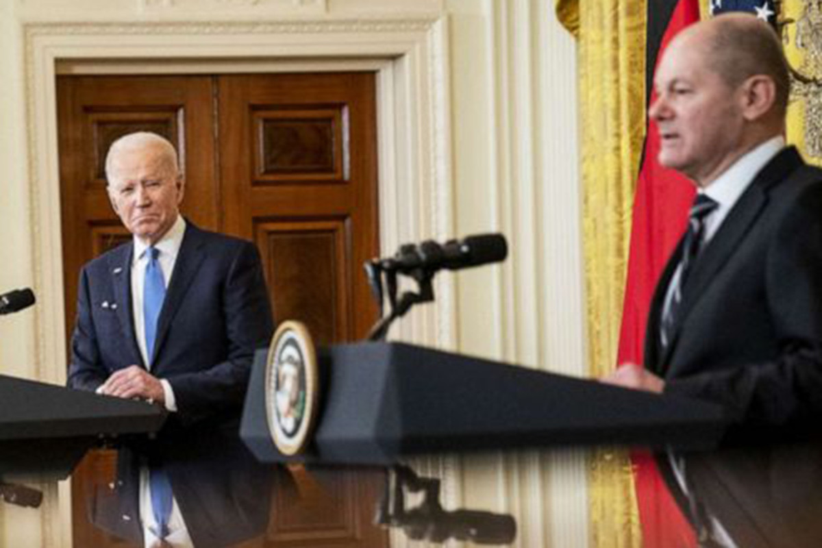 US president and German chancellor discuss military aid for Ukraine ahead of talks in Germany this week