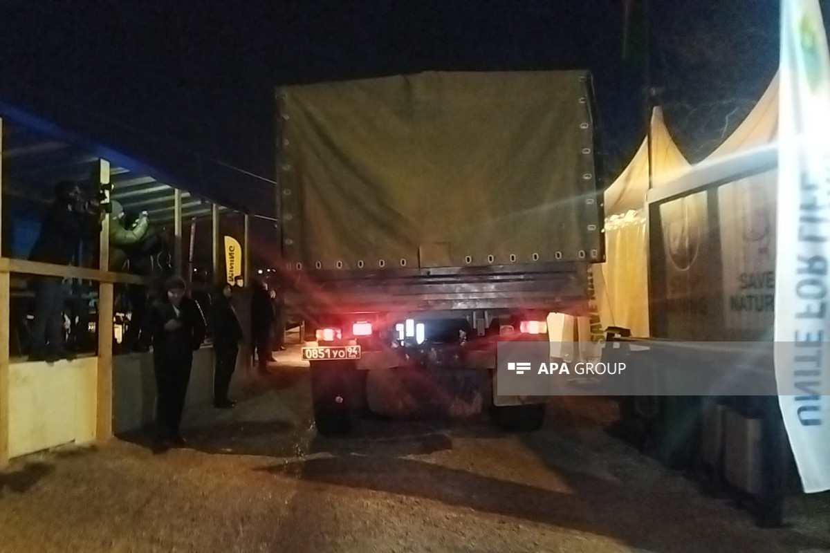 25 vehicles belonging to RPC passed through Azerbaijan's Lachin-Khankandi road during the day-VIDEO -UPDATED-2 