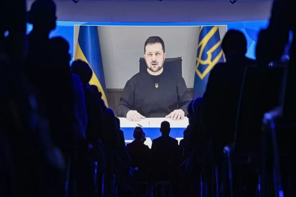 Ukraine's president Zelensky addresses Davos forum after fatal helicopter crash