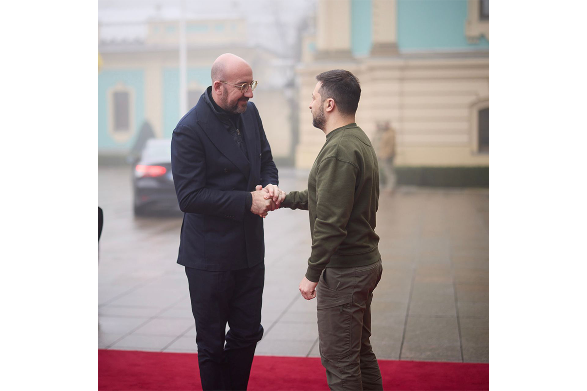 Ukrainian President meets with President of the European Council in Kyiv