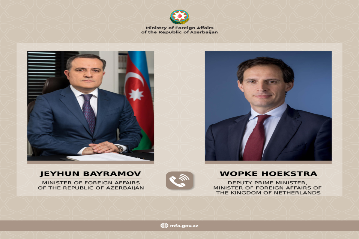 Foreign Ministers of Azerbaijan and  Netherlands mull situation on the Lachin road