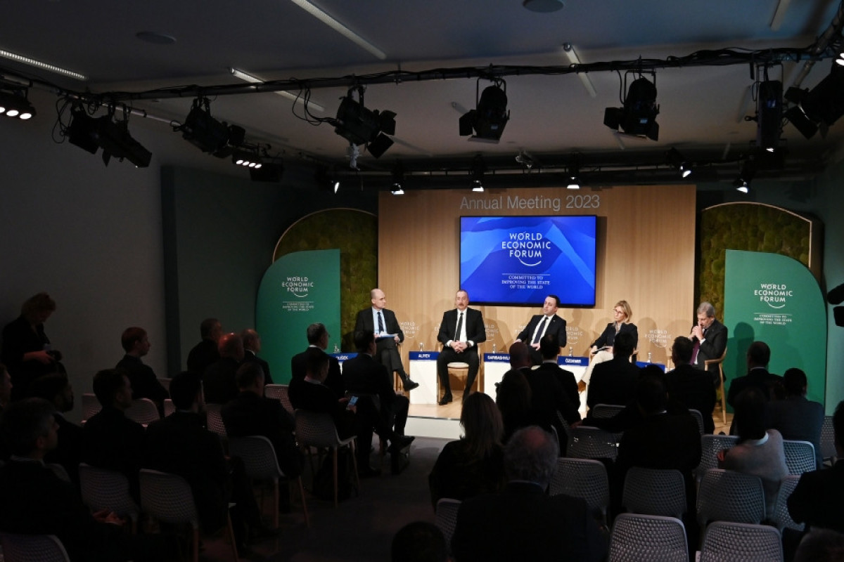 President Ilham Aliyev attended plenary meeting held as part of World Economic Forum-UPDATED 