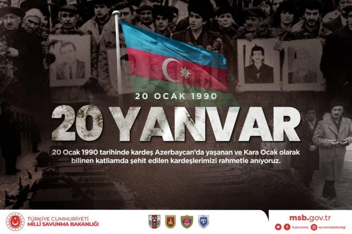 Turkish Defense Ministry made a post on January 20: We will stand by Azerbaijan
