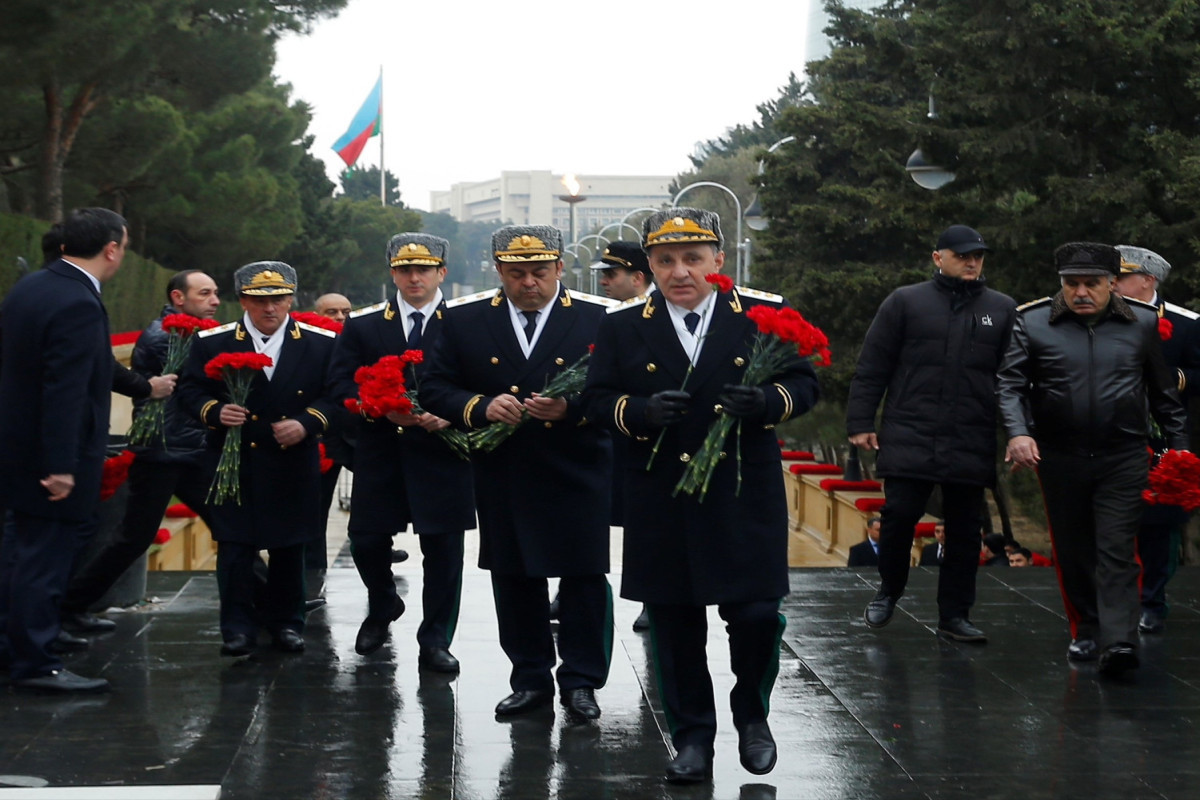 The management and staff of the General Prosecutor's Office visited the Alley of Martyrs