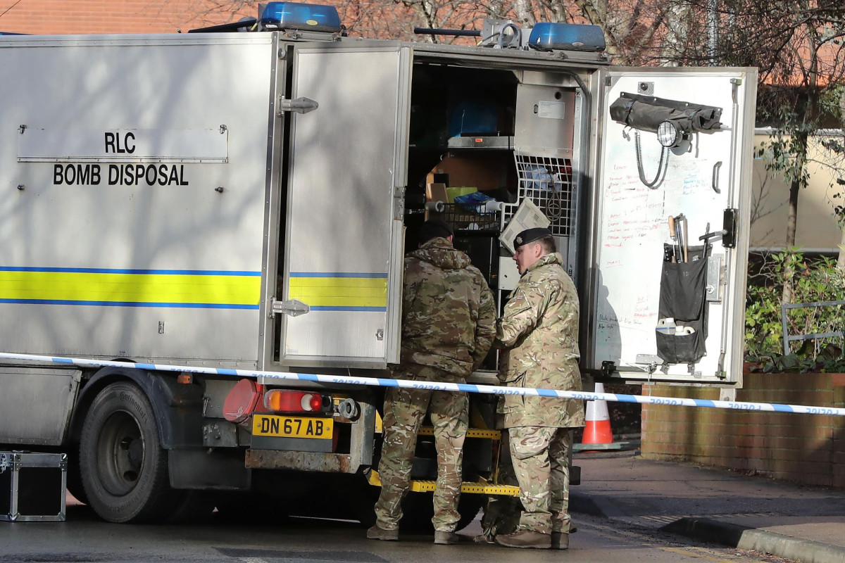 UK counter-terrorism police: man arrested with suspicious device at hospital