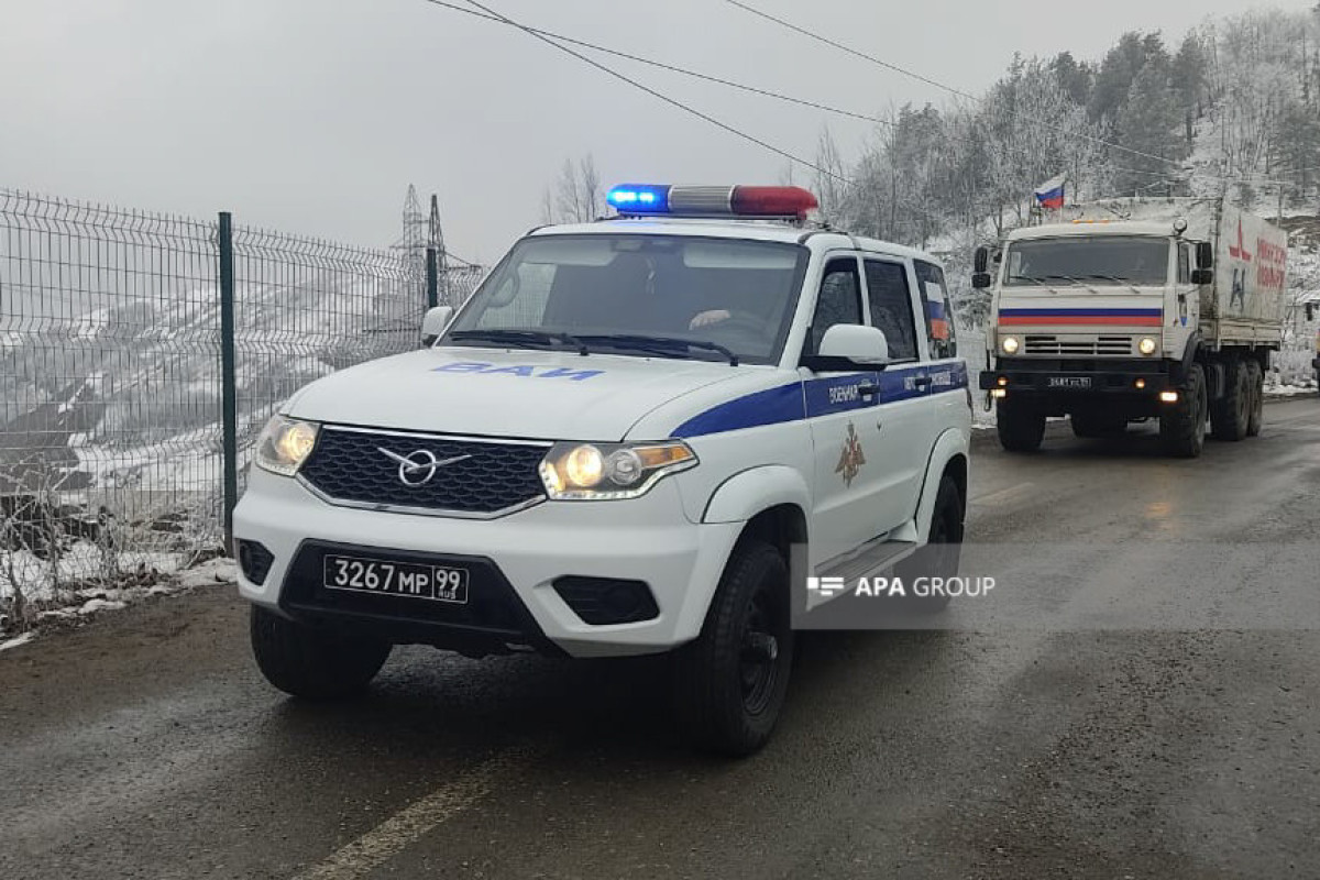 A total of 35 vehicles belonging to RPC passed through Lachin-Khankandi road without hindrance today-PHOTO -UPDATED-2 -VIDEO 