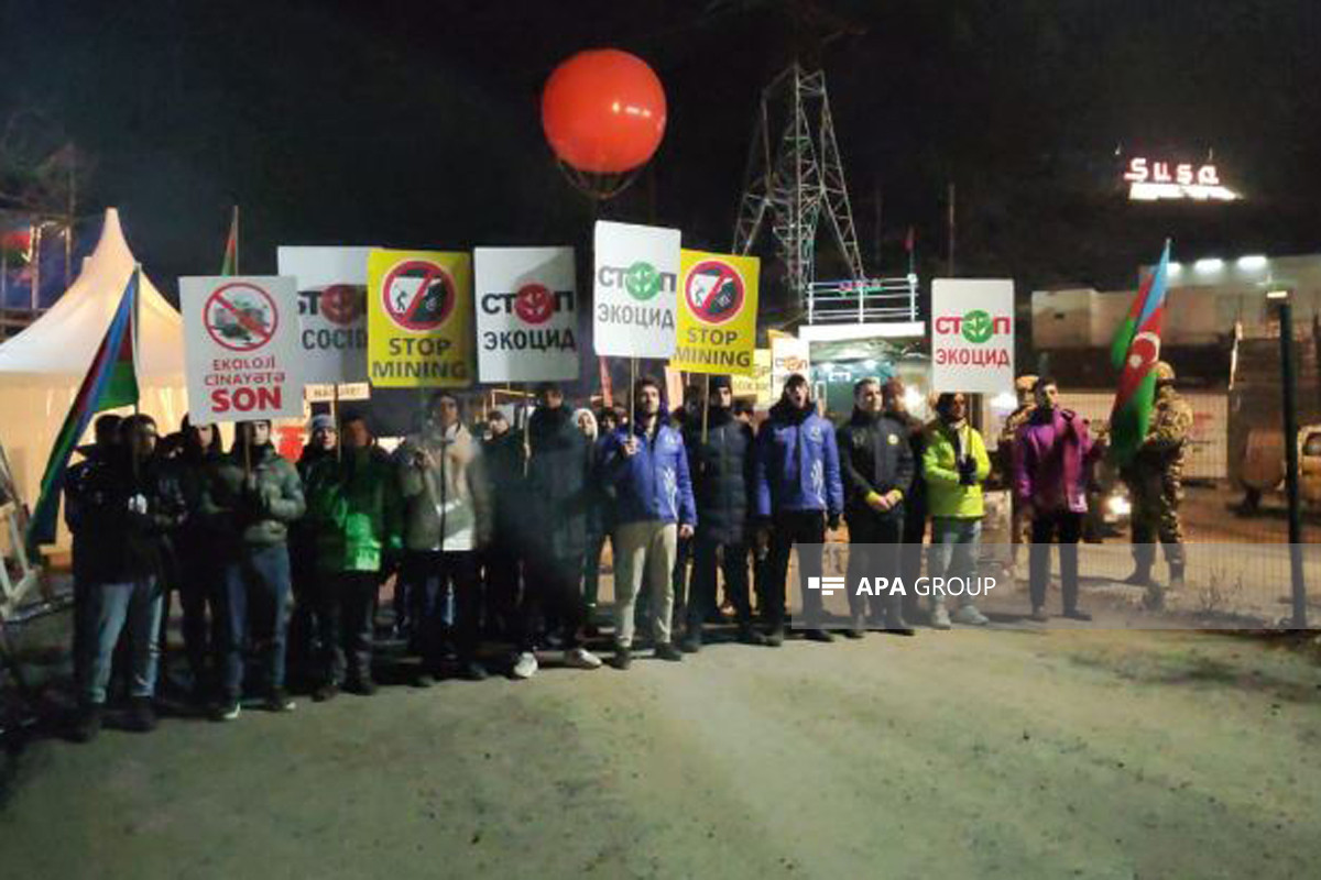Peaceful protest on Azerbaijan's Lachin-Khankendi road enters 42nd night -PHOTO 