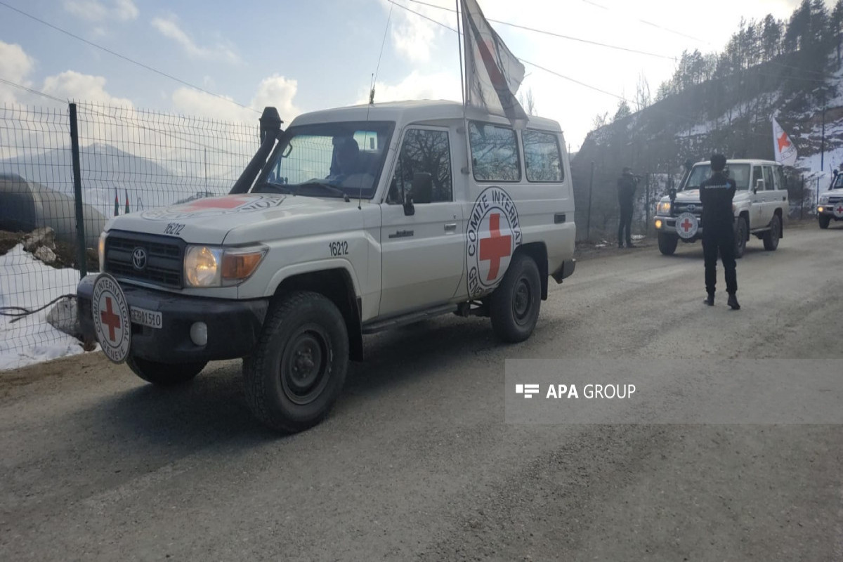 ICRC vehicles passed through Lachin road in the morning returned to Khankandi-VIDEO -UPDATED 