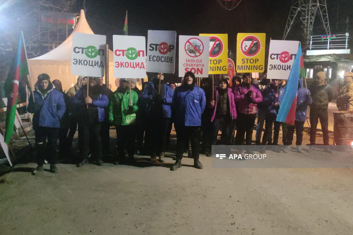Peaceful protest on Azerbaijan's Lachin-Khankendi road enters 43rd night-VIDEO 