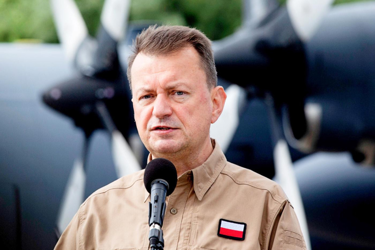 Poland's Defence Minister Mariusz Blaszczak