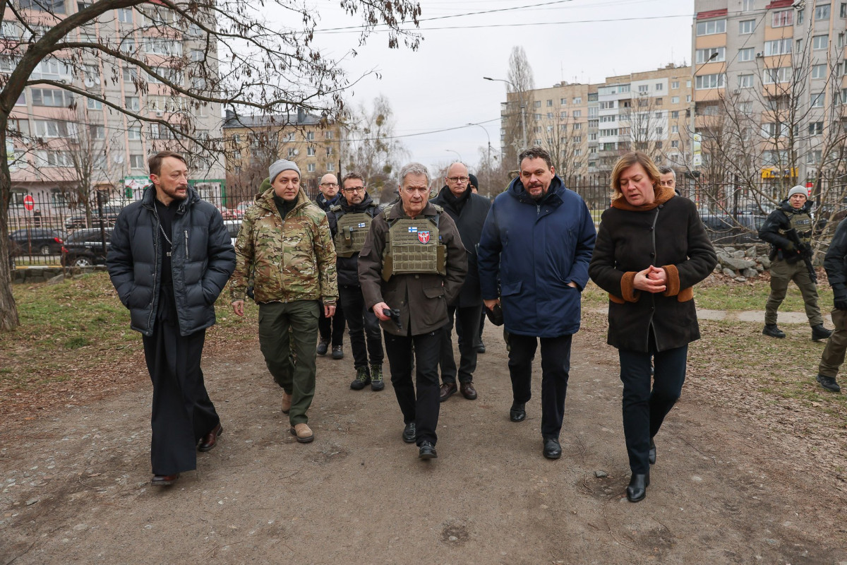Finnish president visited Borodianka and Bucha-UPDATED 