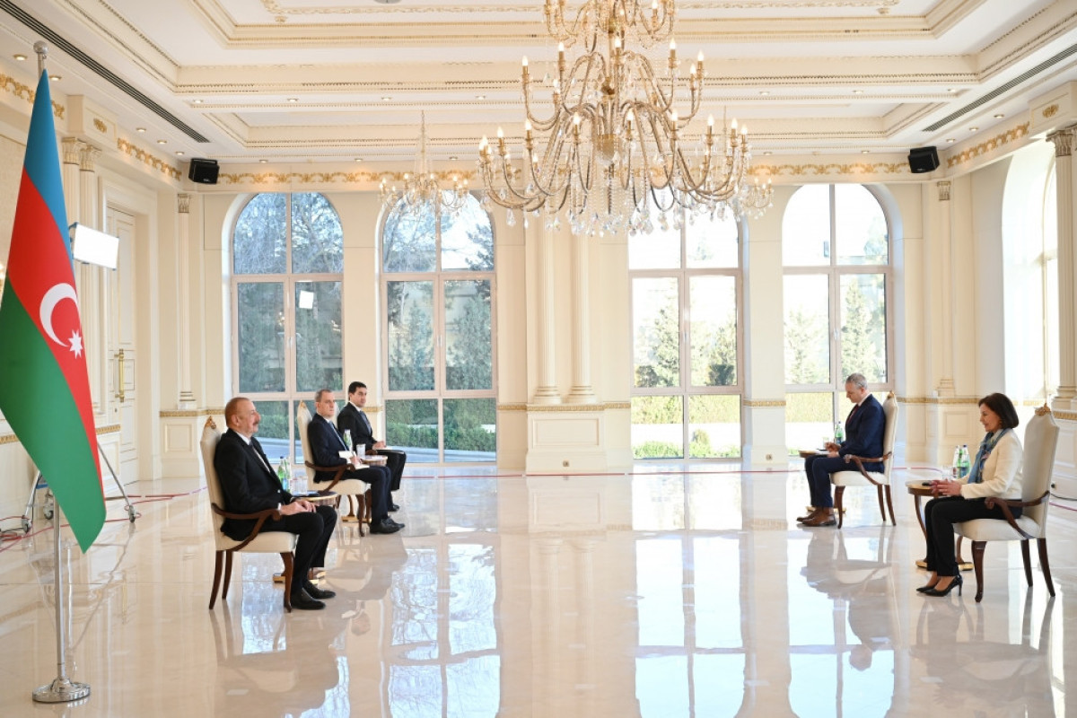 Azerbaijani President: Armenia made baseless claims about alleged closure of  Lachin-Khankendi