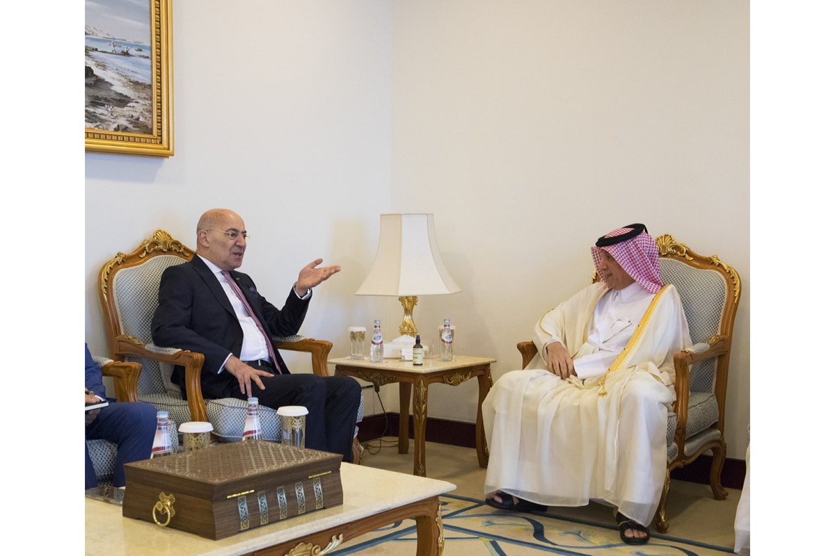 Qatari Minister receives copy of credentials of Ambassador of Azerbaijan