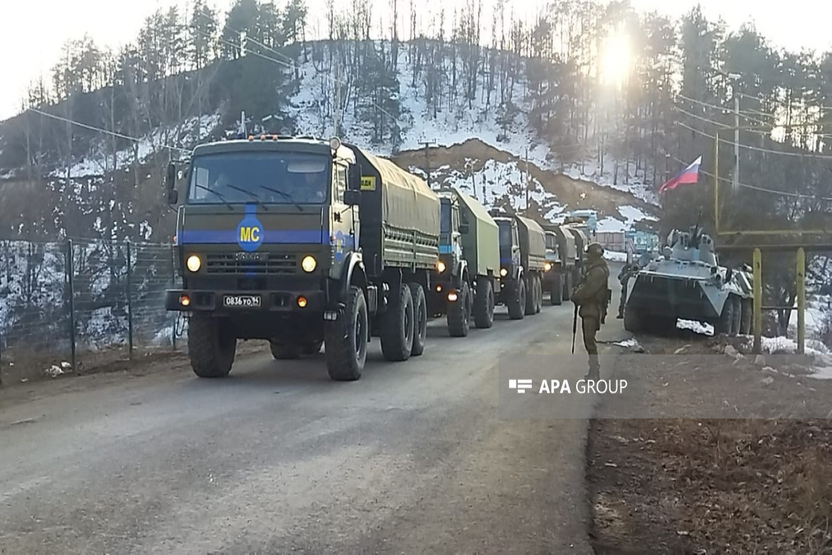 A total of 43 vehicles belonging to RPC passed through Azerbaijan's Lachin-Khankandi road without hindrance-VIDEO -UPDATED-6 