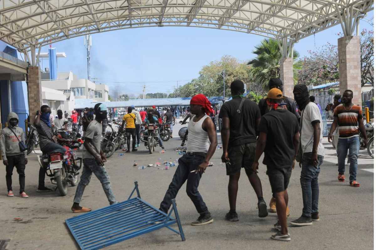 Haiti police block streets, break into airport to protest officer killings
