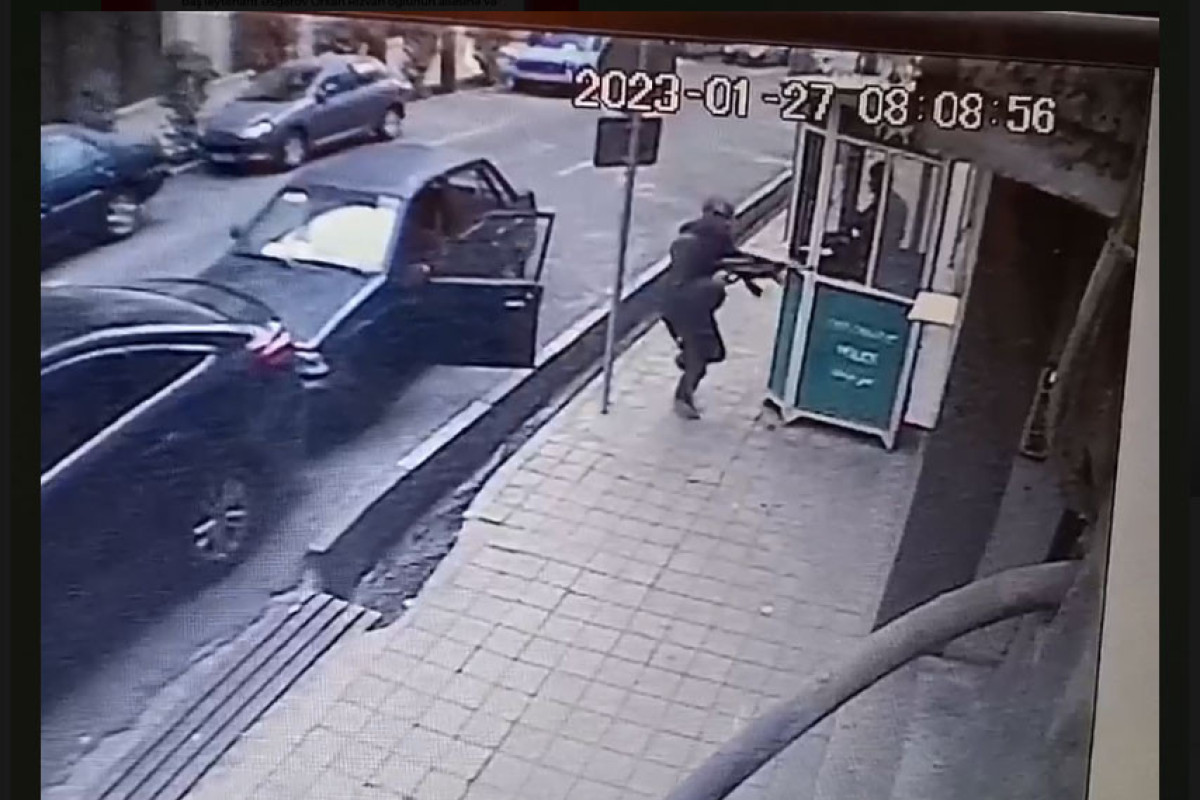 Another footage of attack on Azerbaijani embassy in Iran-VIDEO 