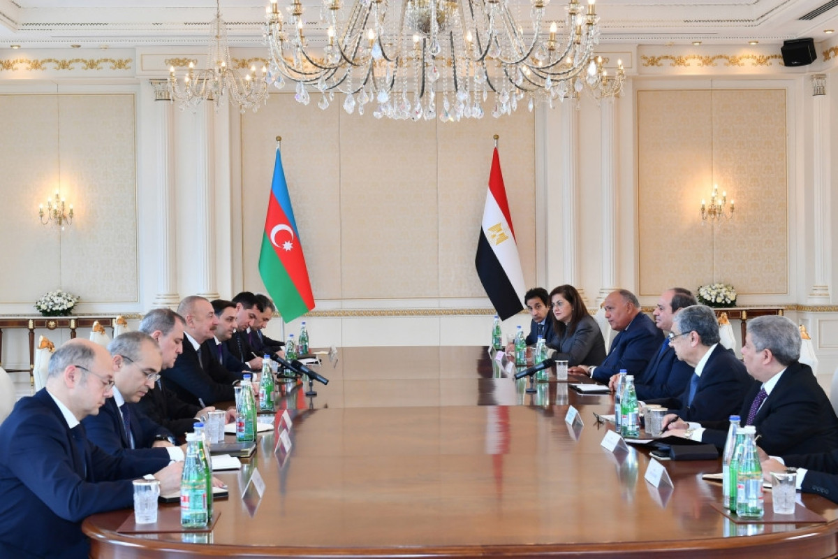 Azerbaijani President: Joint activity of business communities will further strengthen Azerbaijani-Egyptian relations
