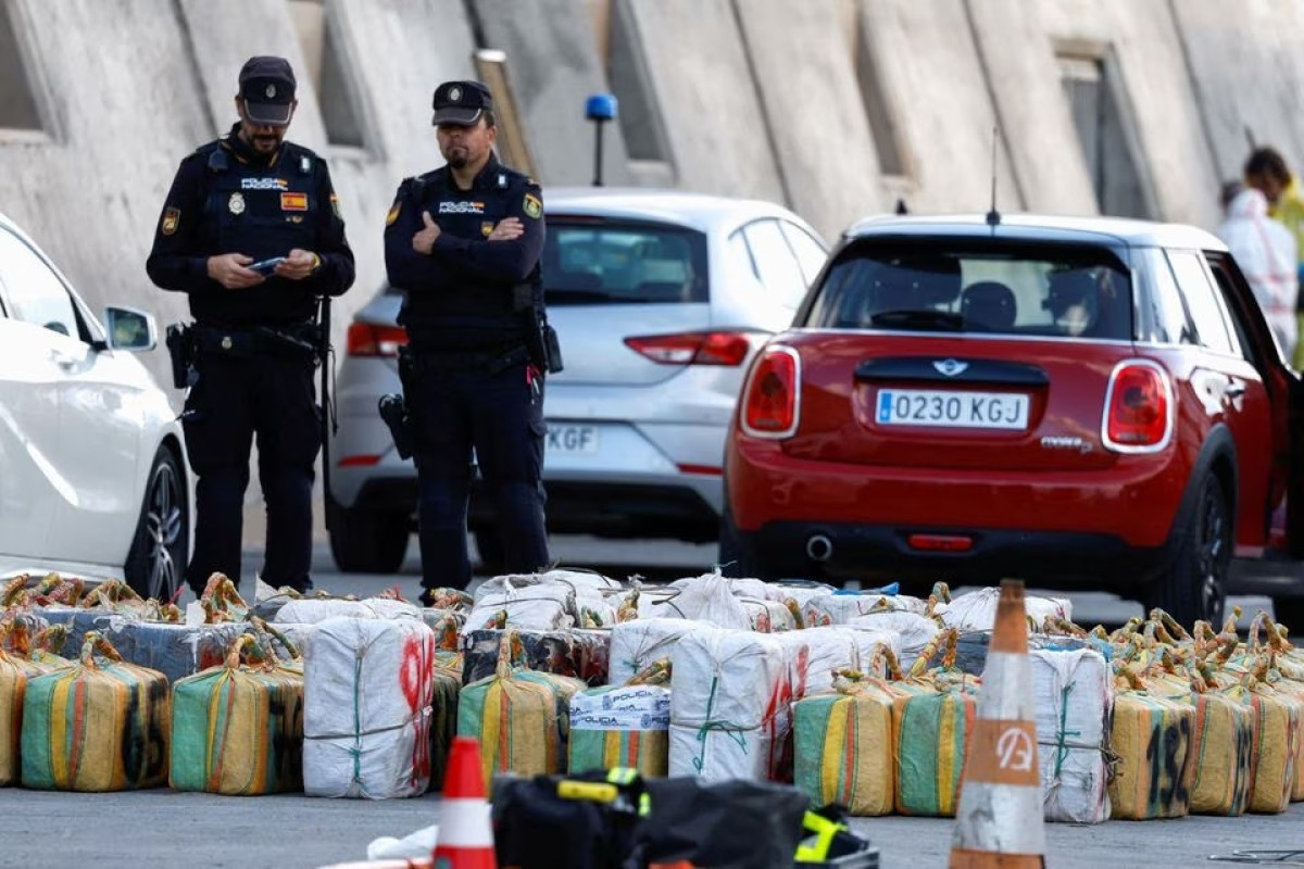 Spanish police seize cocaine worth $114 million from cattle ship