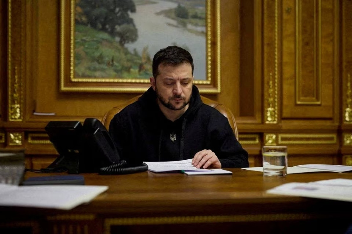 Ukraine's President Volodymyr Zelensky