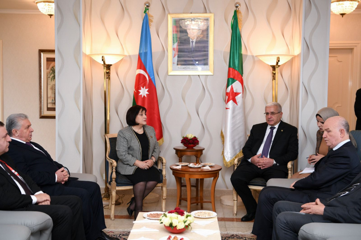 Speaker Sahiba Gafarova briefs her Algerian counterpart about terrorist attack on Azerbaijani embassy in Iran