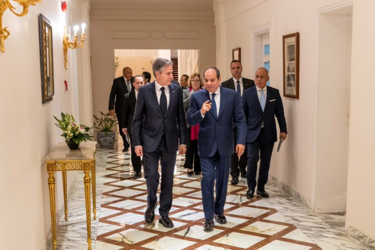 Blinken meets with Egypt's president