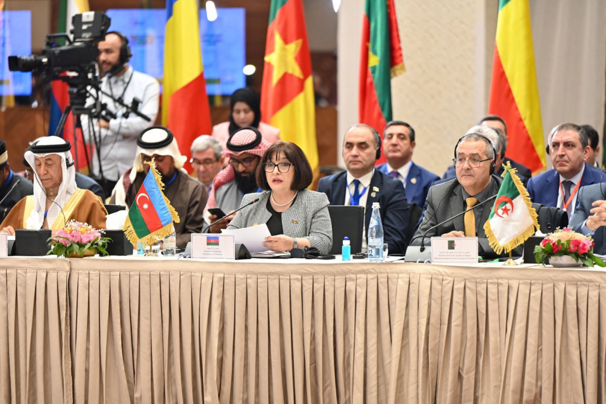 Milli Majlis Chair Sahiba Gafarova Speaks at 17th PUIC Conference