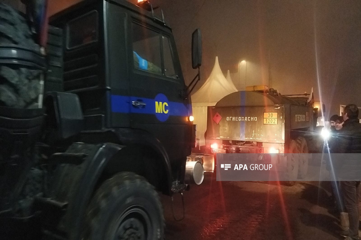 63 vehicles belonging to RPC passed through Azerbaijan's Lachin-Khankandi road without hindrance during the day-VIDEO -UPDATED-2 