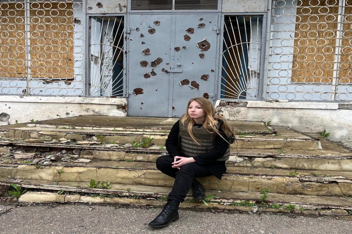 Ukrainian writer Victoria Amelina